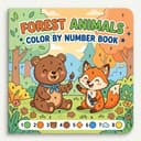 Cute Forest Animals Color by Number