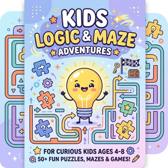 Brainy Explorer: Mazes & Logic Games Cover